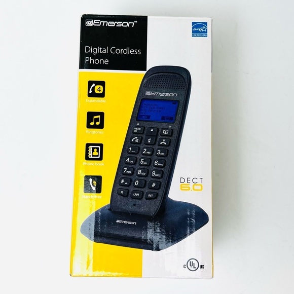Emerson NEW DECT 6.0 Digital Cordless Phone Handset - Picture 1 of 5